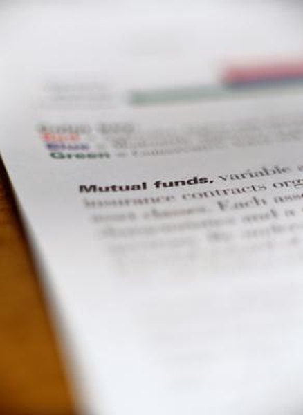 Mutual funds that lose too much value may be dissolved or split into other funds.