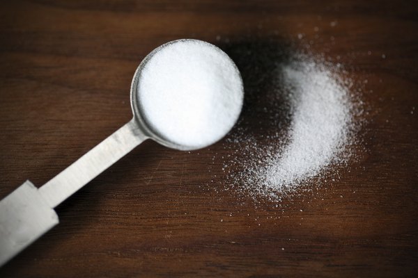 Bicarbonate is a white powder.