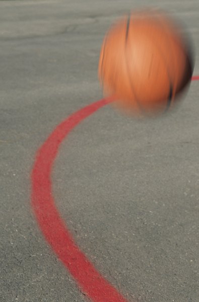 The surface basketball is played on can greatly affect the bounce.