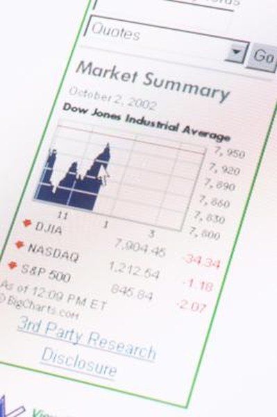 The DJIA tracks the value of 30 major U.S. company stocks.