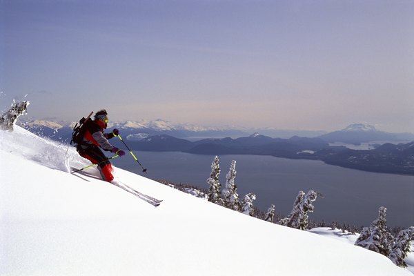 Skiing comes with a view at Eaglecrest in Juneau.