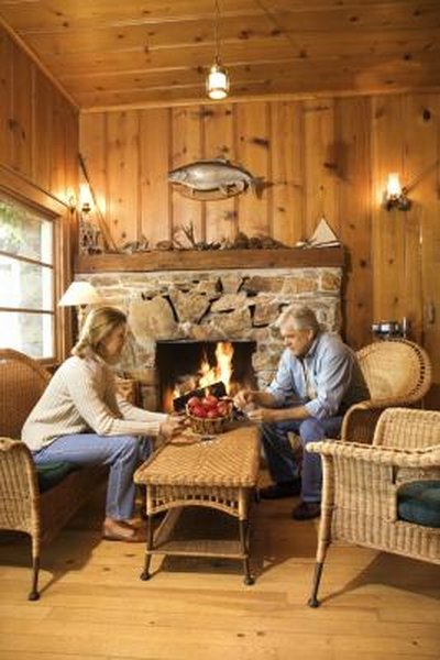 How To Make Your Home Look Like A Log Cabin Home Guides Sf Gate