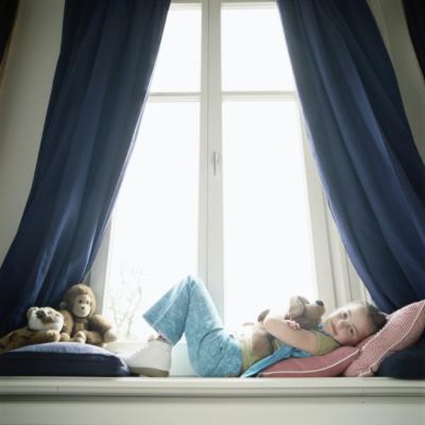 How To Hang A Curtain Rod Make Window Look Larger Home Guides How To Hang A Curtain Rod Make Window Look Larger