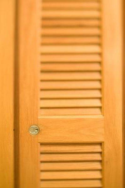 How To Turn A Louvered Window Shutter Into A Cabinet Door Home