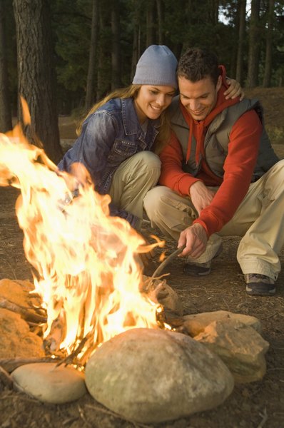 A campfire is an exothermic process.