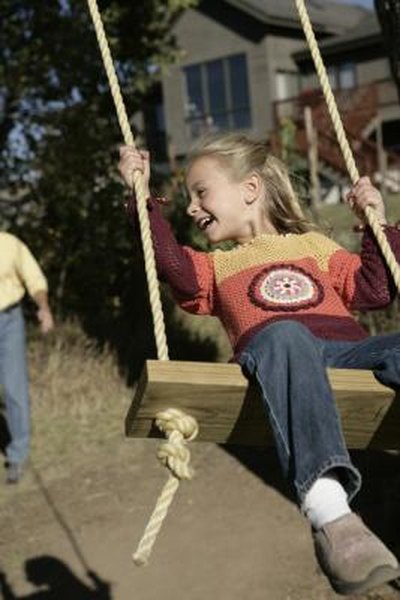 How To Hang A Swing Between Two Trees Home Guides Sf Gate