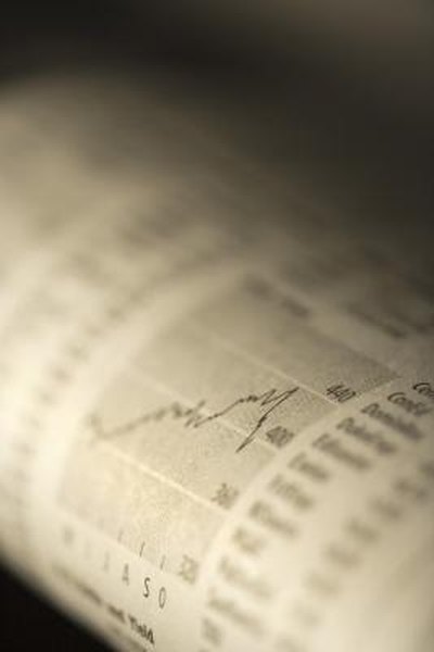 Benchmark results can be found in the financial pages of a newspaper or online.