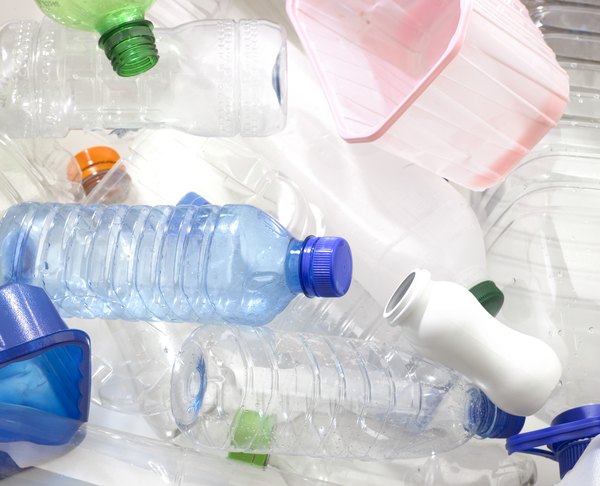 Discarded plastics add to water pollution