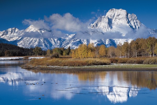 A view of the Rocky Mountains.