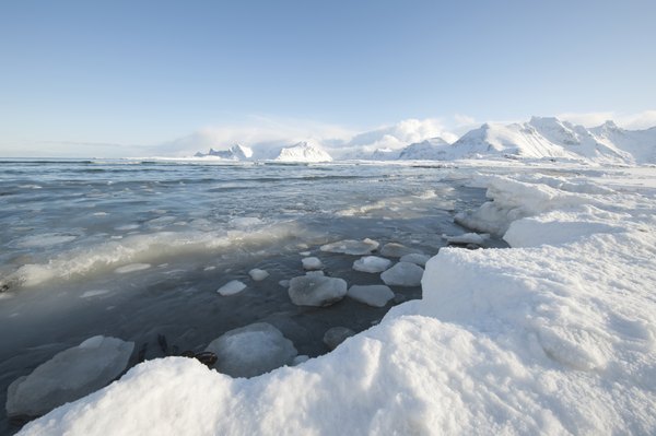 Glaciers are frozen rivers.