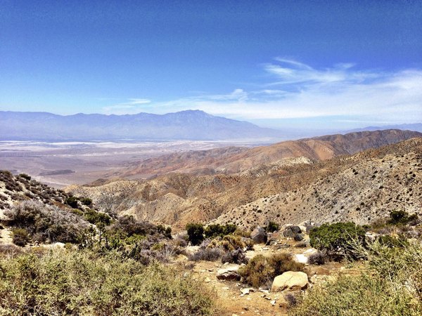 Photo Credit: rebelangeldylan/iStock/Getty Images The San Andreas fault as seen from Joshua Tree