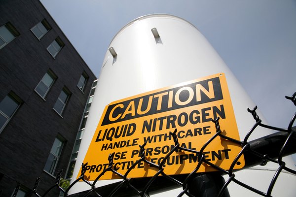 Liquid nitrogen.