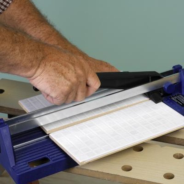 How To Use Ceramic Tile Cutters Home Guides Sf Gate How To Use Ceramic Tile Cutters