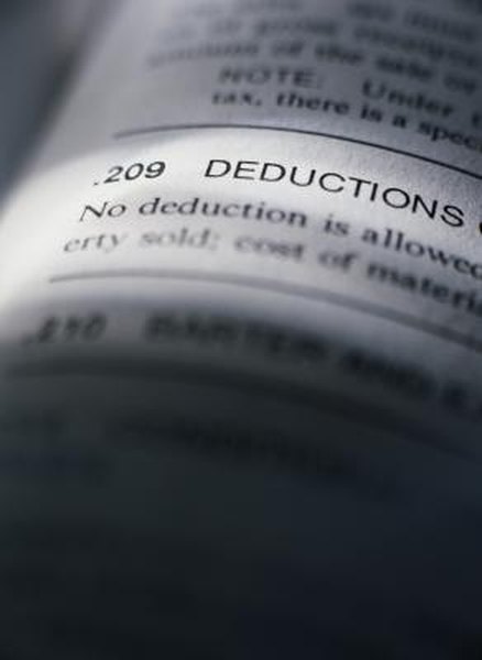 Death and taxes are certain, but not deductions.