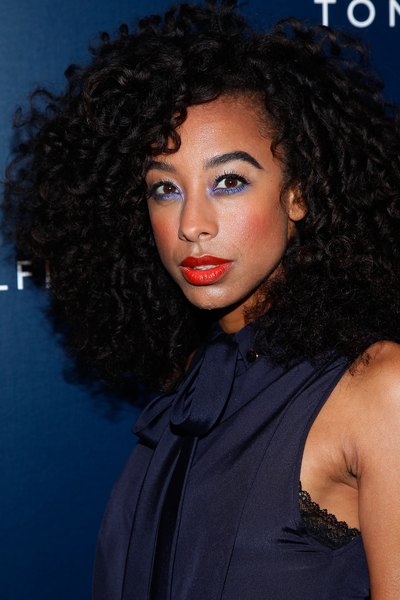Corinne Bailey Rae nos bastidores do Tommy Hilfiger Fashion Show - Primavera 2012, durante o Mercedes-Benz Fashion Week