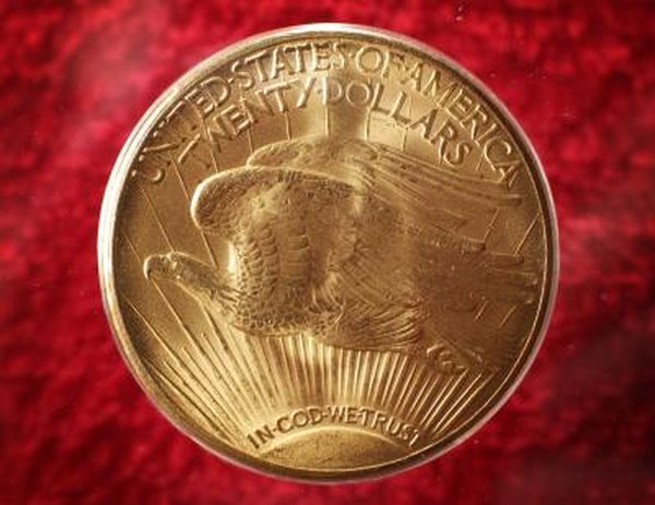 The 22-karat American Gold Eagle contains 91.6 percent gold.