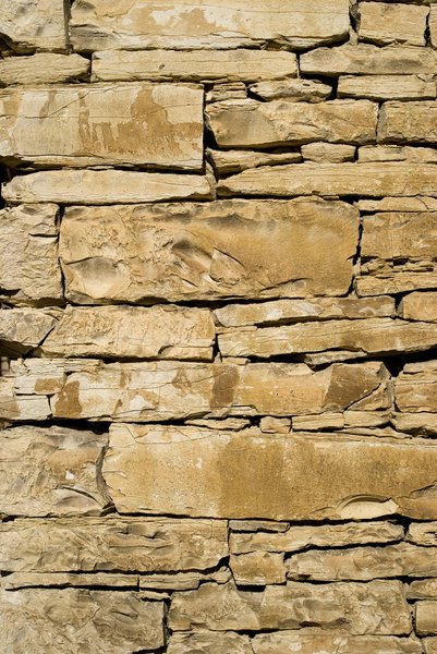 Limestone wall