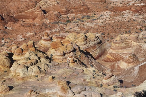 Sedimentary rocks form over thousands of years.