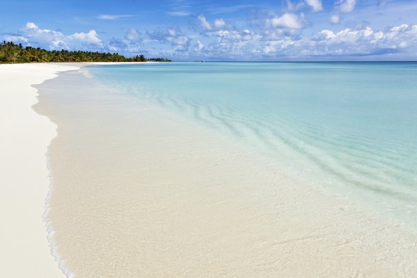 A beach in the Caribbean.