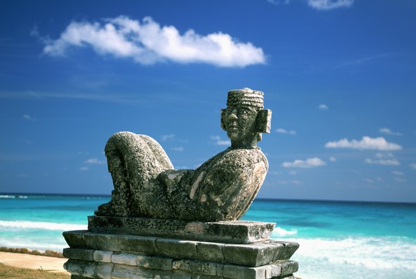 Ruínas arqueológicas em Cancún, México