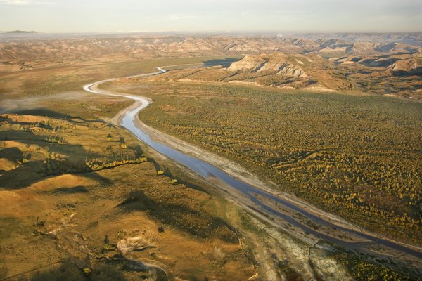 The Badlands of North Dakota.