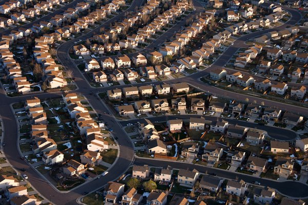 Large tracts of single-family dwellings are a major characteristic of urban encroachment