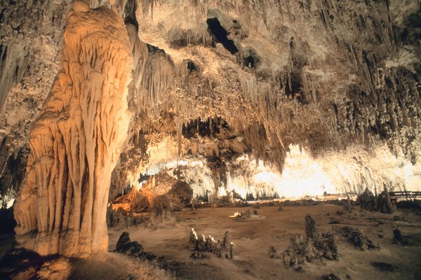 Limestone cave.