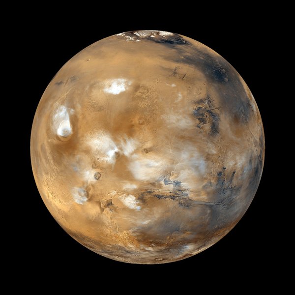 Mars as seen from the Mars Global Surveyor