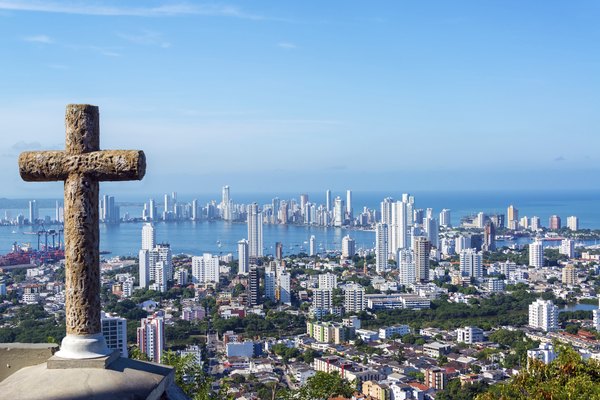 A Colômbia está localizada na América do Sul