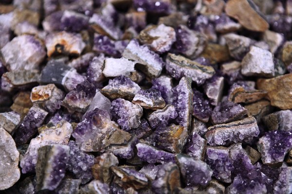 Photo Credit: Danish Khan/iStock/Getty Images broken amethyst geode