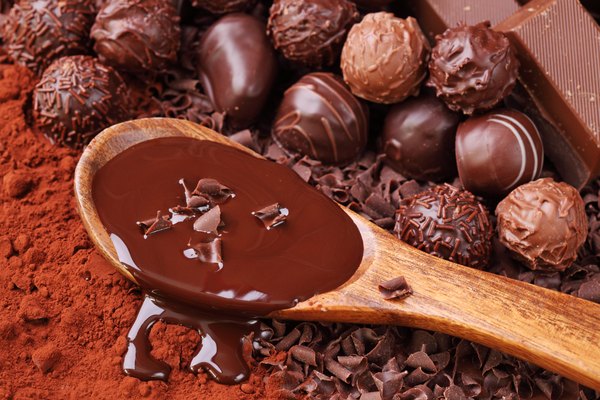 O chocolate é altamente calórico e pode viciar