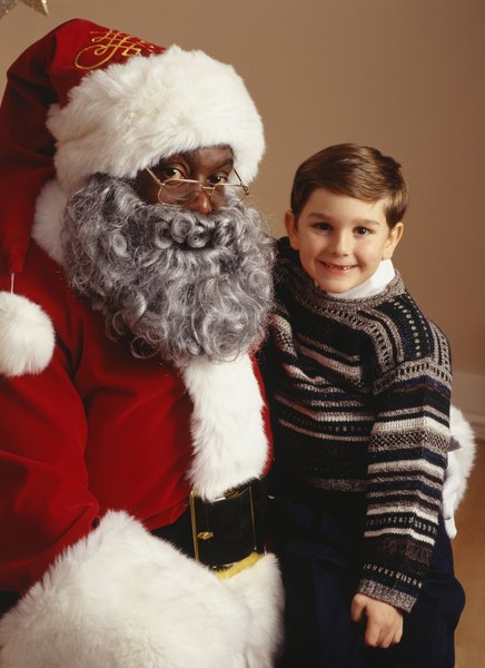 A mudança constante na aparência do Papai Noel assusta as crianças