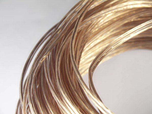 A spool of copper wire.