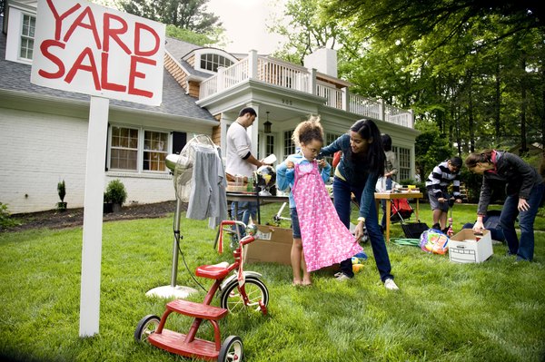 How To Make Tables For A Garage Or Yard Sale HomeSteady