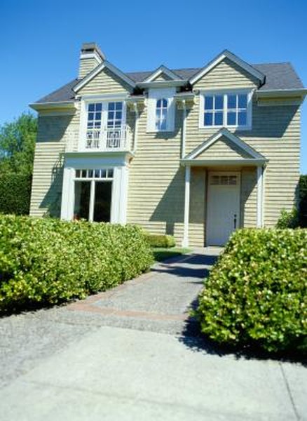 Retaining walls help protect homes from soil erosion.