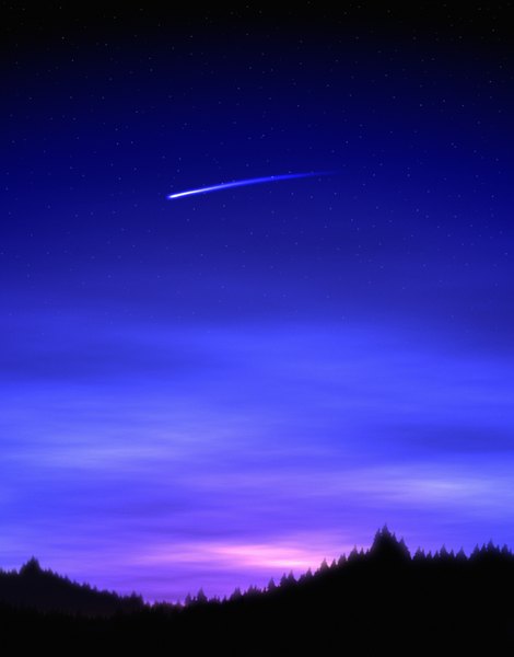 Meteors burn up in Earth's mesosphere.