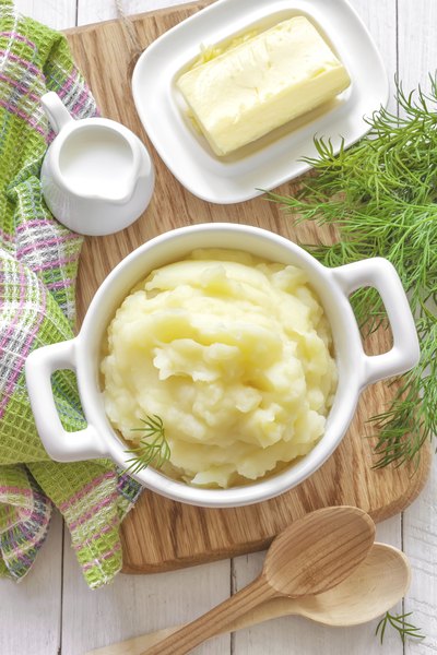 O fermento é o segredo para um purê de batatas encorpado