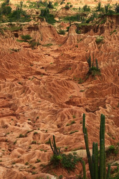 O deserto da Tatacoa está localizado em Huila
