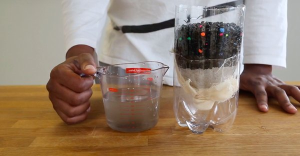 diy water filtration experiment