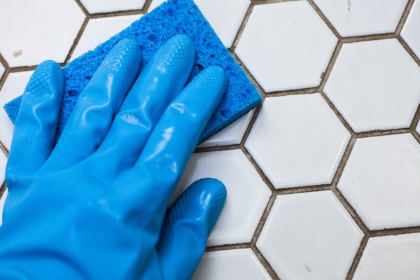 Easy Way to Clean Grout with Vinegar Tutorial | HomeSteady