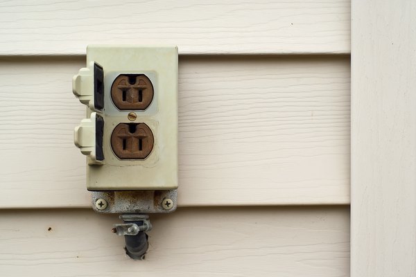 New Adding An Exterior Outlet with Simple Decor