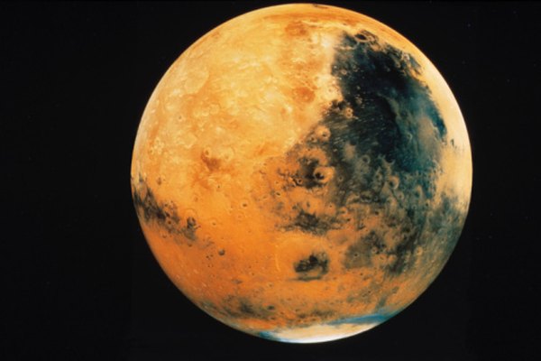 Mars features a diverse landscape.