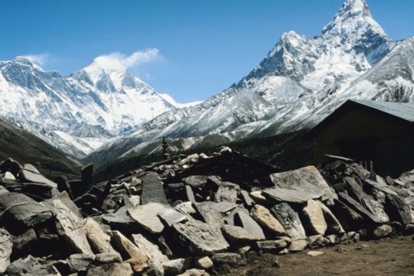 The Himilayas, formed by the collision of two continental plates, is the highest mountain range in the world.