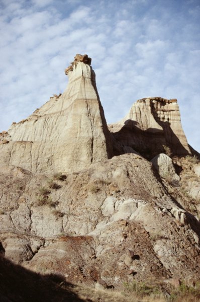 Photo Credit: Jupiterimages/liquidlibrary/Getty Images Badlands in sedimentary formations are fairly transient landforms.