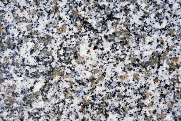 Individual crystals can be seen plainly in granite and other igneous rocks.