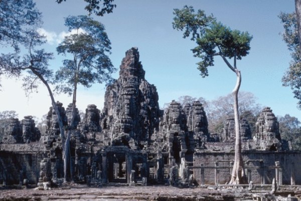 Angkor Wat's builders crafted the temple city out of thousands of tons of sandstone.