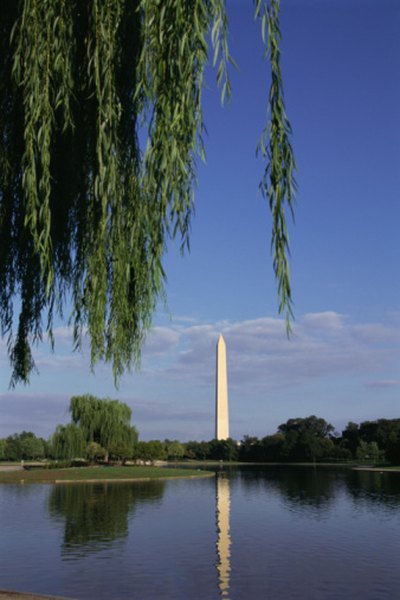 The ever-recognizable Washington Monument is a granite obelisk.