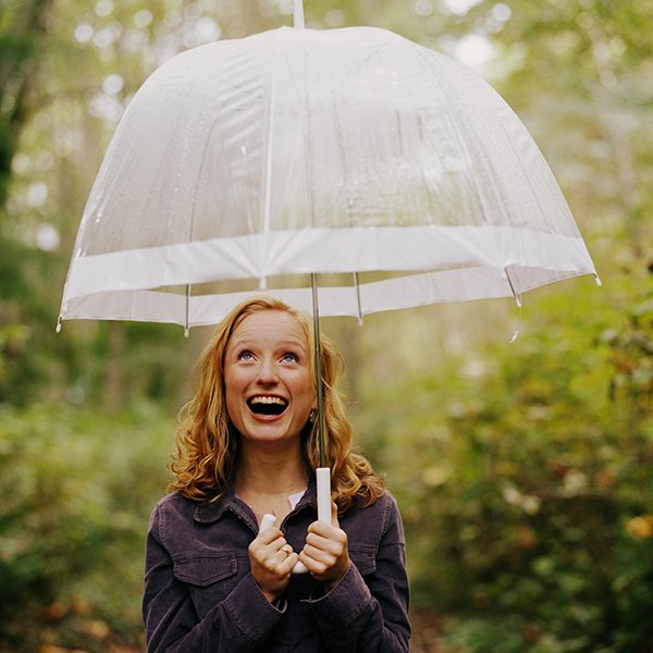 Sempre tenha um guarda-chuva na bolsa