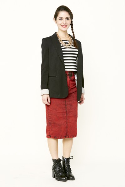 Use uma roupa informal com o blazer