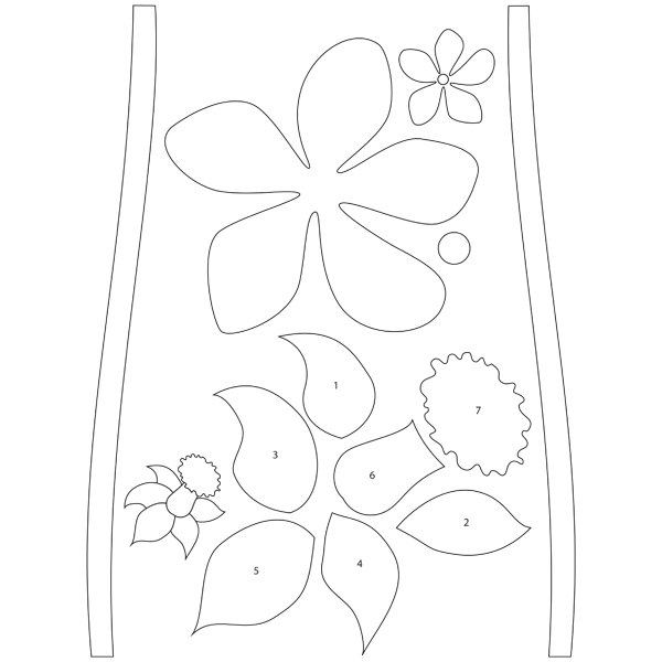 Molde de flores